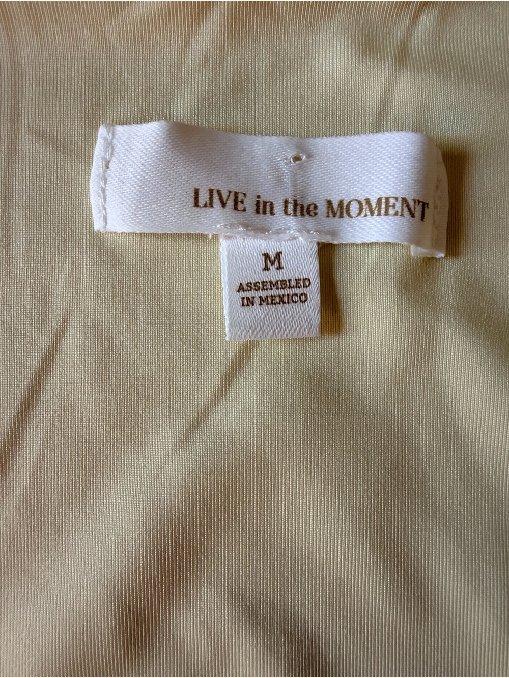 L'Agence Soft Cowl Neck Tank Top in Pale Yellow - Picture 3 of 4